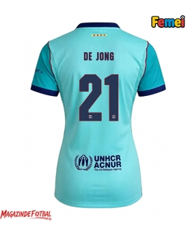 Barcelona Frenkie de Jong #21 Tricou Fotbal Replică 2026-27 Femei Treilea Barcelona Frenkie de Jong #21 Tricou Fotbal Replică 2026-27 Femei Treilea